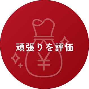 頑張りを評価